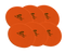 FLAT ROUND MARKERS 25CM