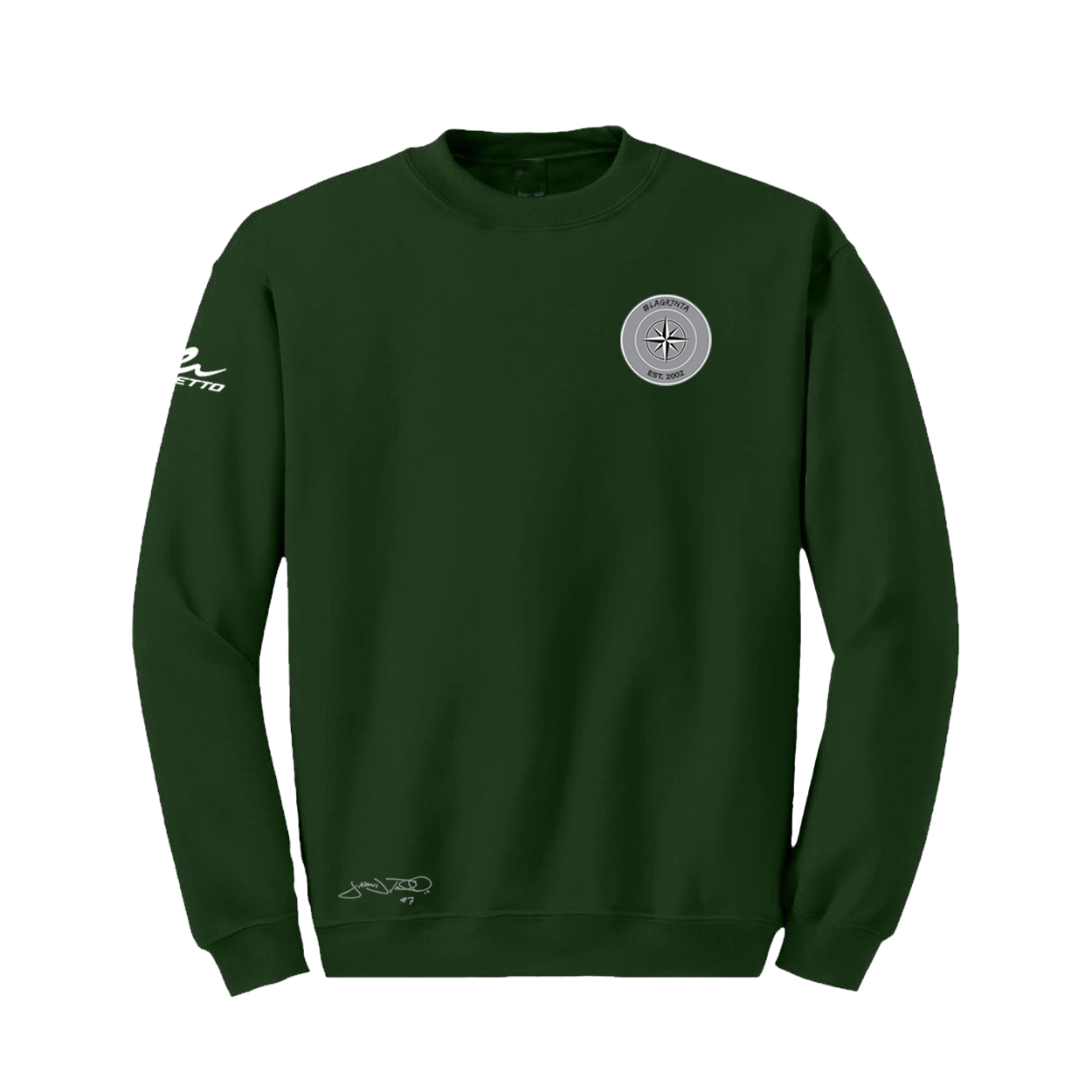 HAUT CREW LA GR7NTA - VERT FORÊT