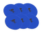 FLAT ROUND MARKERS 25CM